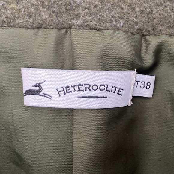 FINAL PRICE: French (Heteroclite) boiled wool jacket, sz38 (6) - Picture 3 of 3